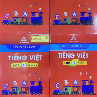 Sách - Combo 4 cuốn Hướng dẫn học tiếng việt lớp 1 ( 2023 )
