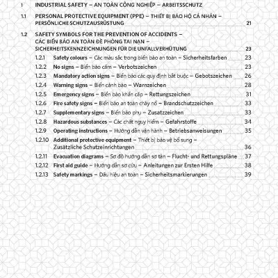Từ Điển Bằng Hình Ngành Cơ Khí, Điện Máy Và Vật Liệu Công Trình Anh - Việt - Đức