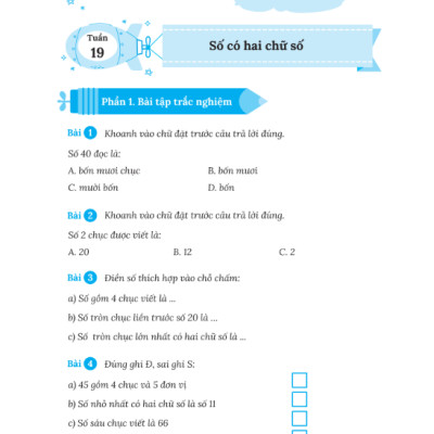 Sách - Combo Bài Tập Bổ Trợ Nâng Cao Toán Lớp 1 – Tập 1 + 2 (MC)