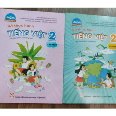 Sách - Combo Vở thực hành Tiếng Việt 2 - tập 1 + 2 (Bộ sách Chân trời sáng tạo)