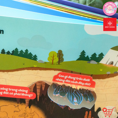 Sách Hình Động Tương Tác – 1001 Câu Hỏi Đáp Về Thế Giới Quanh Ta – Đinh Tị Books