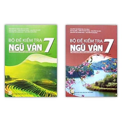 Sách - Combo Bộ đề kiểm tra ngữ văn 7 ( Tập 1 + Tập 2 )