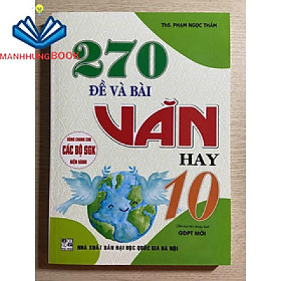 Sách - 270 đề và bài văn hay 10