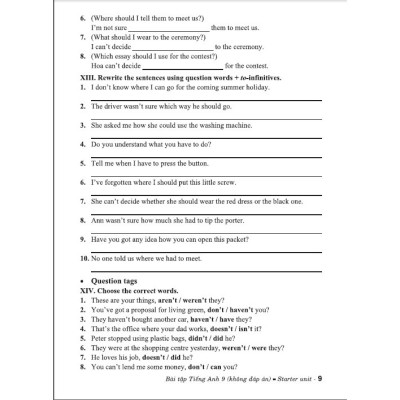 Sách - Bài tập tiếng anh 9 (bám sát sgk chân trời sáng tạo) - HA