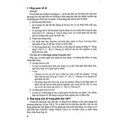 Ứng Dụng Trí Tuệ Nhân Tạo AI Trong Dạy Và Học Môn Vật Lí (Dành Cho Giáo Viên Và Học Sinh - Dùng Chung Cho Bộ SGK) (HA)