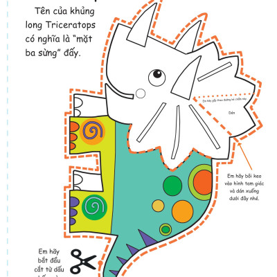 Cắt, Gấp, Tô Màu - Thế Giới Khủng Long