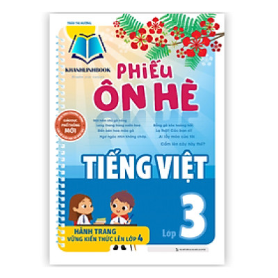 Sách - Phiếu ôn hè Tiếng Việt lớp 3 (MG)