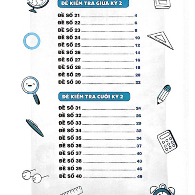 Sách - Bộ Đề Kiểm Tra Toán Lớp 4 - Tập 2