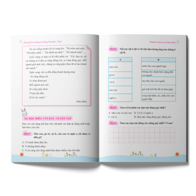  Combo Bài tập bổ trợ nâng cao Tiếng Việt lớp 4 - Phân loại lẻ/combo