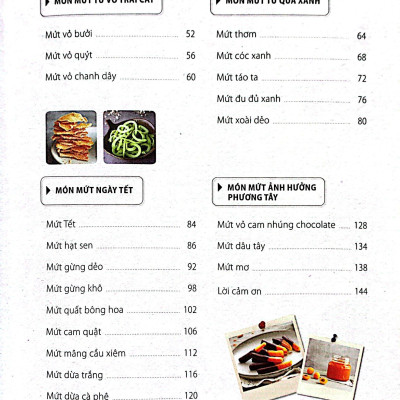 30 Món Mứt Ngon Của Người Việt (Tái Bản)