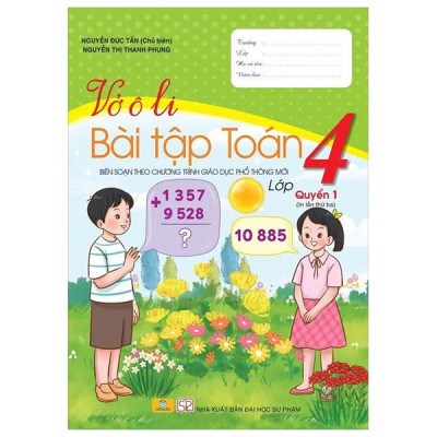 Sách - Vở Ô Li Bài Tập Toán 4 - Quyển 1