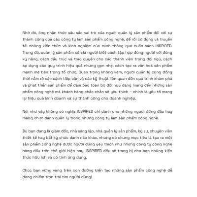 Inspired - Kiến Tạo Sản Phẩm Công Nghệ Chiếm Trọn Trái Tim Người Dùng