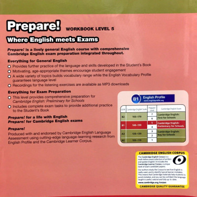 Cambridge English Prepare! Level 5 Workbook With Audio - FAHASA Reprint