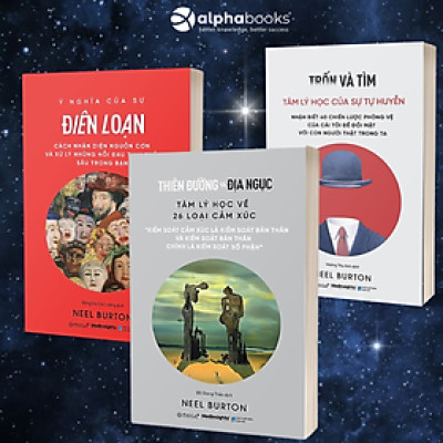 [ Thăng Long Books ] Bộ 3 Cuốn Tâm Lý Học : Ý Nghĩa Của Sự Điên Loạn - Trốn Và Tìm - Thiên Đường Và Địa Ngục