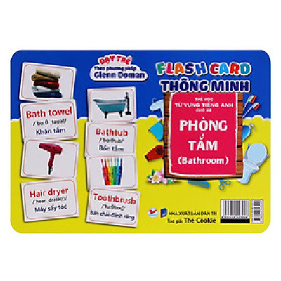 Thẻ Flash Card Thông Minh - Phòng Tắm