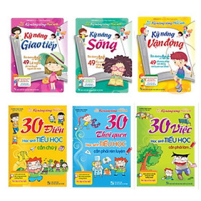 Combo sách: Rèn Luyện Kỹ Năng Sống Học Sinh Tiểu Học (6 cuốn) TB