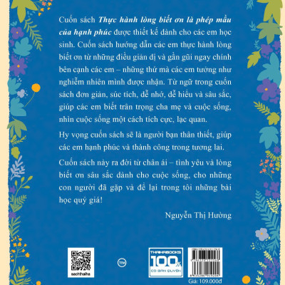 Sách - Thực hành lòng biết ơn là phép mầu của hạnh phúc