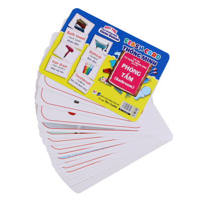 Thẻ Flash Card Thông Minh - Phòng Tắm