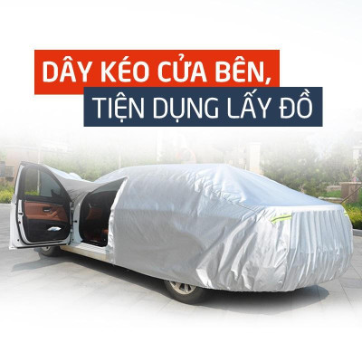 [FORTUNER] Bạt phủ xe ô tô 7 chỗ cỡ to Toyota Fortuner , áo chùm phủ kín bảo vệ xe ô tô chất liệu vải dù oxford 