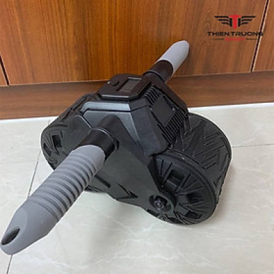 Con lăn tập bụng 2024 kèm thảm kê gối, có lò xo kéo về và màn hình hiện thông số kĩ thuật, an toàn cho người sử dụng