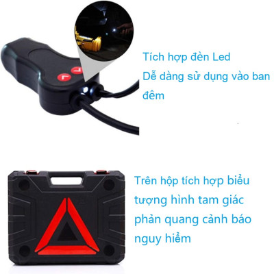 Bộ nâng kích gầm điện ô tô nhãn hiệu ROGTZ TY-EJ02, 2 tấn, 12V - Hàng Nhập Khẩu