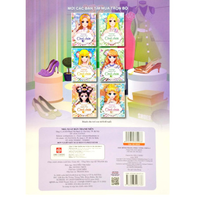 Dán hình trang phục công chúa 1 - Công chúa tinh nghịch
