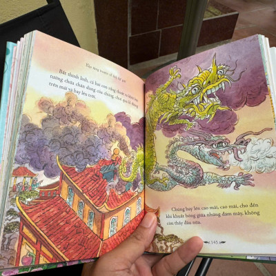 (Bìa cứng, in màu) ILLUSTRATED CLASSICS - KHO TÀNG TRUYỆN CỔ TÍCH THẾ GIỚI - Thu Trang dịch - Đinh Tị