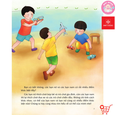 Sách Giáo Dục Giới tính Và Nhân Cách Dành Cho Bé Gái - Đinh Tị