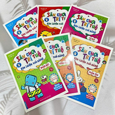 Combo sách Sân chơi trí tuệ - Rèn luyện khả năng trọn bộ 6 cuốn (kèm sticker vui nhộn)