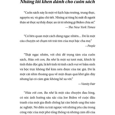 Combo 2 Cuốn: JOE BIDEN- Hứa Với Con, Ba Nhé + Sự Thật Ta Nắm Giữ - Một Hành Trình Xuyên Nước Mỹ