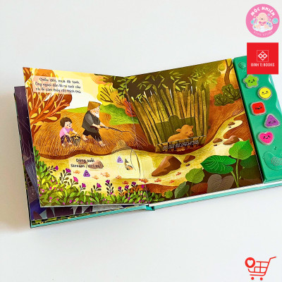 Sách - Sách Âm Thanh Đinh Tị - Dành Cho Bé Từ 0 - 6 Tuổi Nhiều Chủ Đề - Bìa Cứng