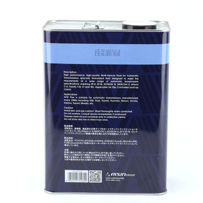 Nhớt Hộp Số Tự Động AISIN AFW+ ATF 4 Lít ATFMT4S - Nhập Khẩu Chính Hãng
