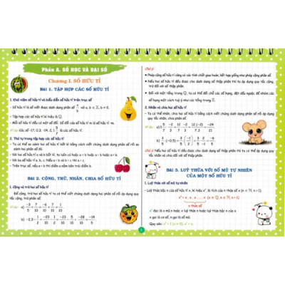 Sách - Bộ lịch kiến thức cần nhớ môn toán 7 (dùng chung các bộ sgk hiện hành)