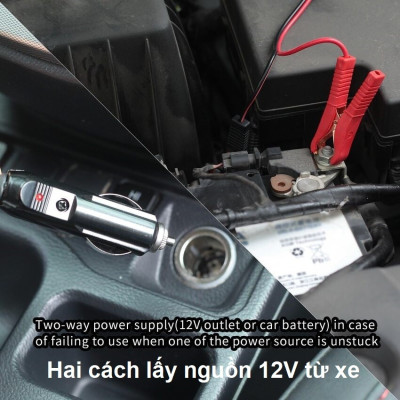 Bộ nâng kích gầm điện ô tô nhãn hiệu ROGTZ TY-EJ02, 2 tấn, 12V - Hàng Nhập Khẩu