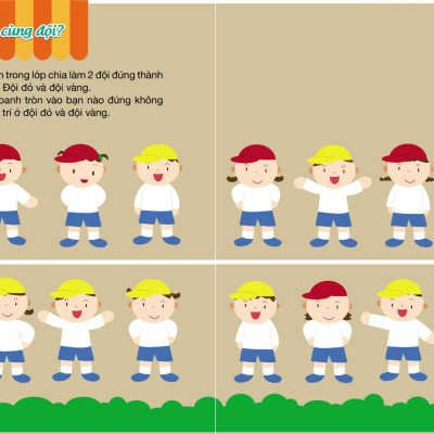 Toán tư duy - Dành cho trẻ em 3 - 4 tuổi 