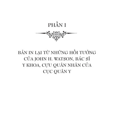 Sherlock Holmes Toàn Tập - Tập 1