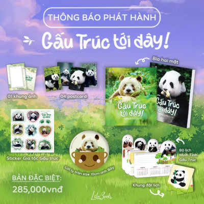 Sách Tranh - Gấu Trúc Tới Đây! - Amak