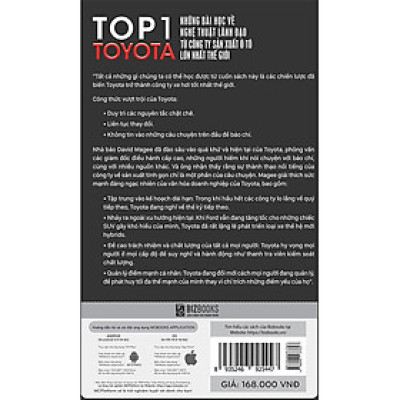 Sách Top 1 Toyota - Sách Kinh Tế Doanh Nhân
