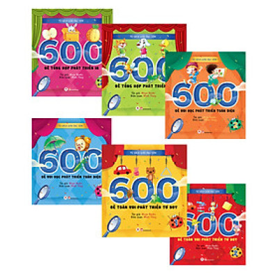 Combo 600 Đề Toán Hay Phát Triển Tư Duy (Bộ 6 Cuốn) _HH
