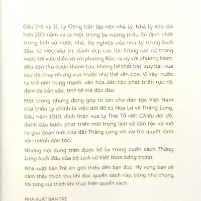 Lịch Sử Việt Nam Bằng Tranh - Thăng Long Buổi Đầu (Bản Màu) (Tái Bản 2023)