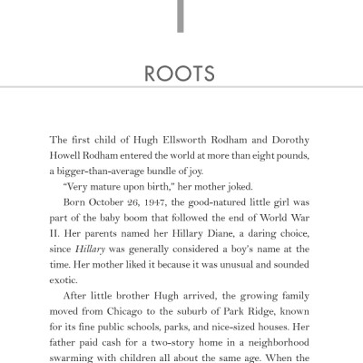 Hillary Rodham Clinton: a Woman Living History