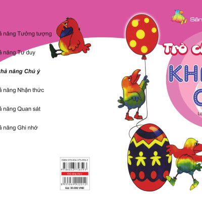 Trò Chơi Rèn Luyện Khả Năng Chú Ý  - Sân Chơi Trí Tuệ Của Chim Đa Đa (Tái Bản)