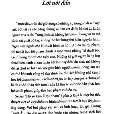 Hồ Sơ Tâm Lí Tội Phạm - Tập 2