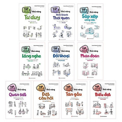 Combo sách: Tip công sở 1 & Tip công sở 2 - bộ 10 cuốn (MinhLongBooks)