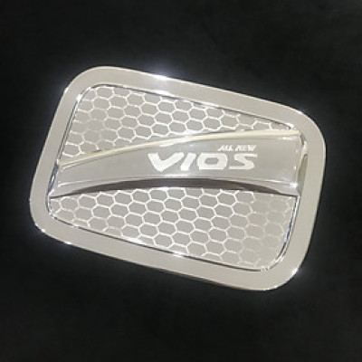 Ốp nắp bình xăng mạ Crom dành cho xe Toyota Vios 2019