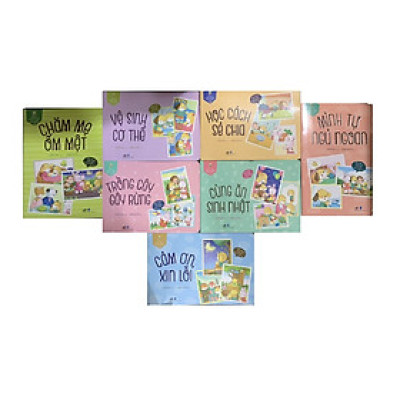Combo 7 cuốn Bé yêu Ngoan Ngoãn giỏi giang