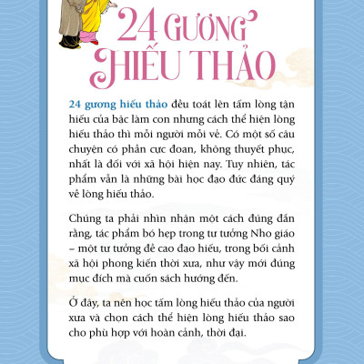 24 Gương Hiếu Thảo - Nhị Thập Tứ Hiếu Toàn Tập -Tái Bản
