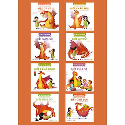 [Trọn bộ 8 cuốn] “BÍ KÍP LUYỆN RỒNG” – CÙNG RỒNG NHỎ HỌC ĐIỀU HAY - Anna Láng – Vizibook