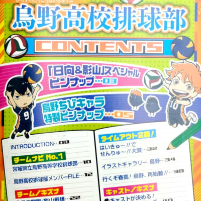ハイキュー!! TV アニメチームブック vol.1 烏野高校排球部 - HAI KYUU ! !
