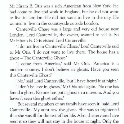 Canterville Ghost and Other Stories ,The